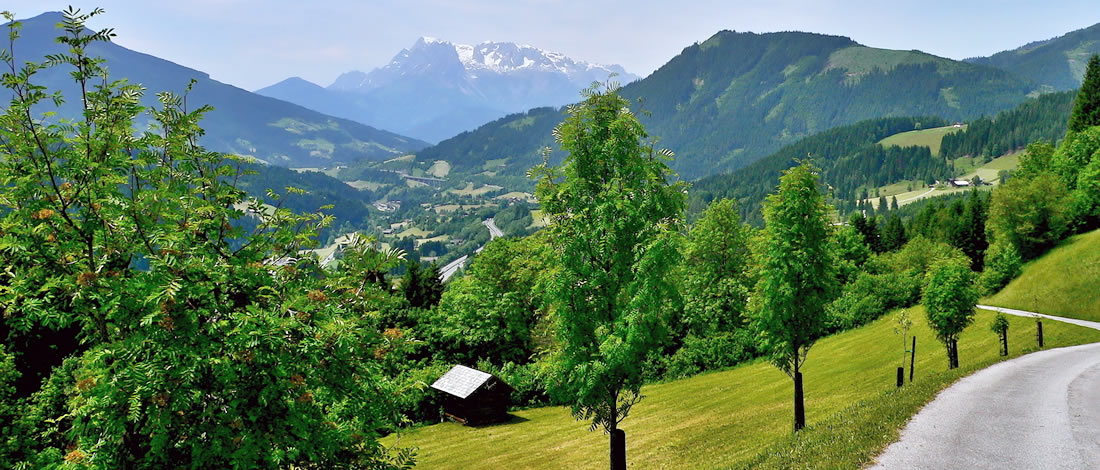 Wunderschöne Sommerlandschaft von Eben im Pongau, Salzburger Land