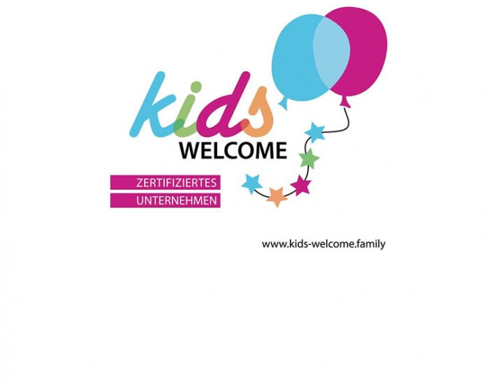 Kinderfreundliches Unternehmen mit Kids Welcome Gütesiegel