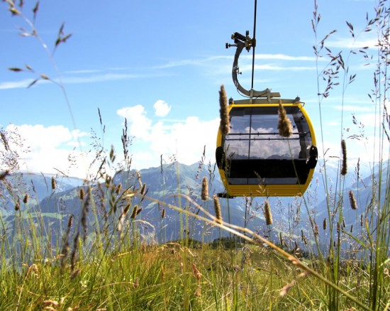 Seilbahnwandern im Wandergebiet Eben im Salzburger Land