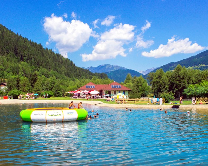 Entspannter Badeurlaub für die ganze Familie - Badesee Eben im Pongau © TVB Eben im Pongau