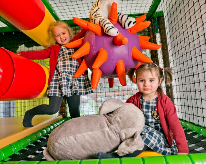 Spiel und Spaß für Kinder im hauseigenen Spieleparadies im Landhotel Berger in Eben im Pongau